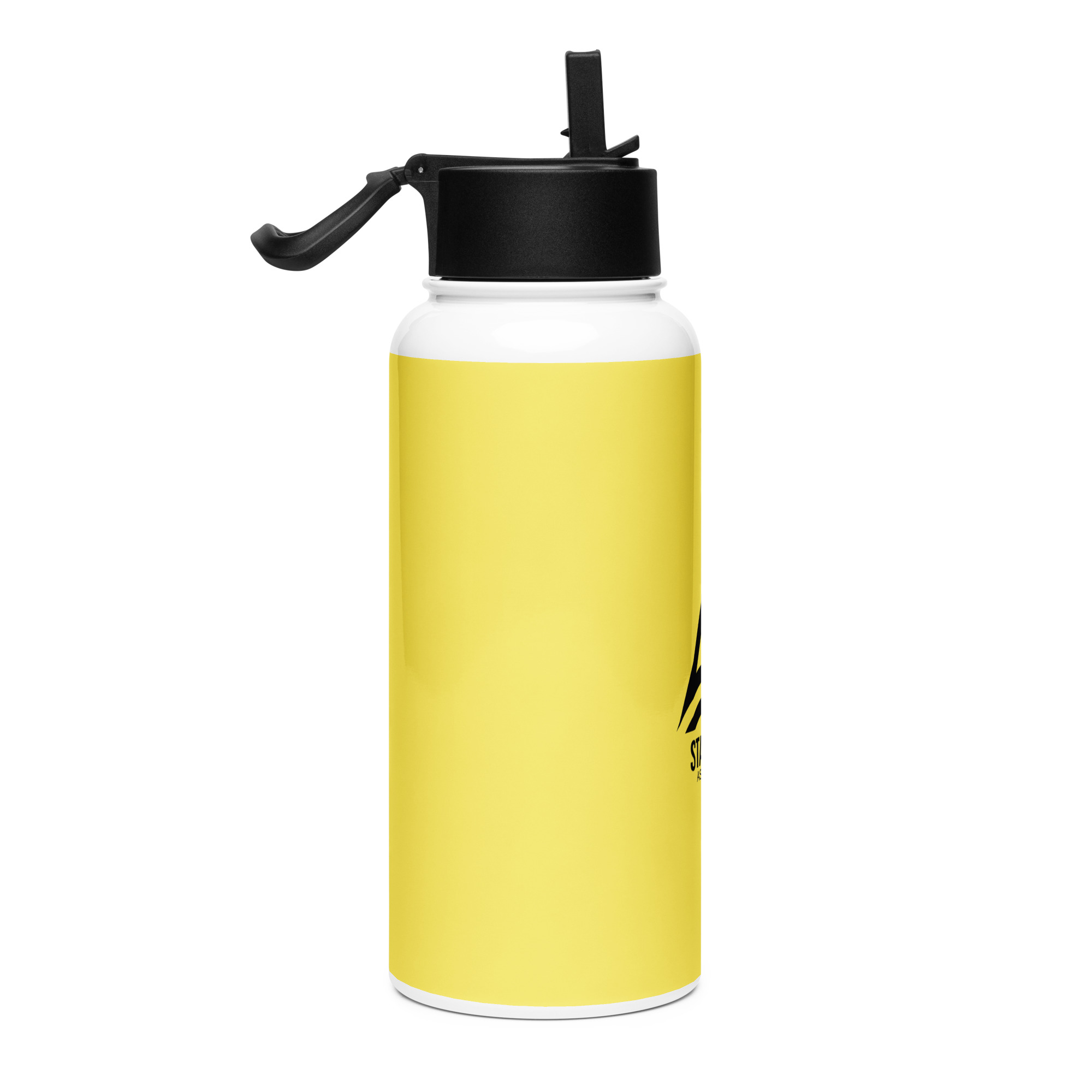 Stainless steel water bottle with a straw lid – Image 4