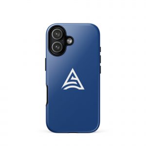 Coque d'iPhone17® bleu rigide
